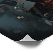 花頭芸術ポスター付きプリント ポスター (角)