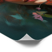 花頭芸術ポスター付きプリント ポスター (角)