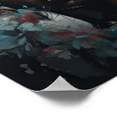 花頭芸術ポスター付きプリント ポスター (角)