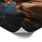 花頭芸術ポスター付きプリント ポスター (角)