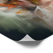 花頭芸術ポスター付きプリント ポスター (角)