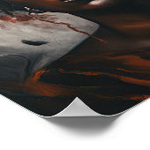 花頭芸術ポスター付きプリント ポスター (角)