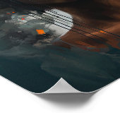 花頭芸術ポスター付きプリント ポスター (角)