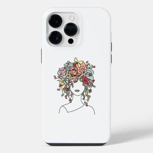 花頭 iPhoneケース (裏面)