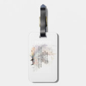 花顔付き馬リース ラゲッジタグ (裏面縦)