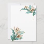 花風船 ブランシュ & バブル ブライズシャワー 招待状 (裏面)