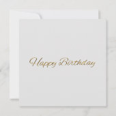 花飛んでいるハッピーバースデー (裏面)