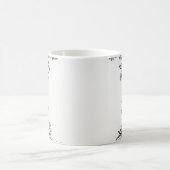 花飾りマグ コーヒーマグカップ (中央)