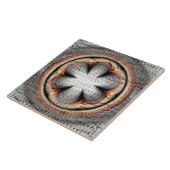 花飾り抽象芸術 タイル (側面)