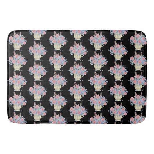 花飾り装飾用クッション バスマット (正面)