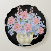 花飾り装飾用クッション ラウンドクッション (裏面)