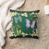 花飾り4枕 クッション (ブランケット)