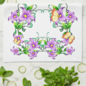 花飾り5Aキッチンタオル キッチンタオル (折り畳み)