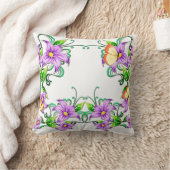 花飾り5A枕 クッション (ブランケット)