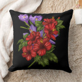 花飾り クッション (ブランケット)