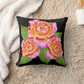 花飾り クッション (ブランケット)