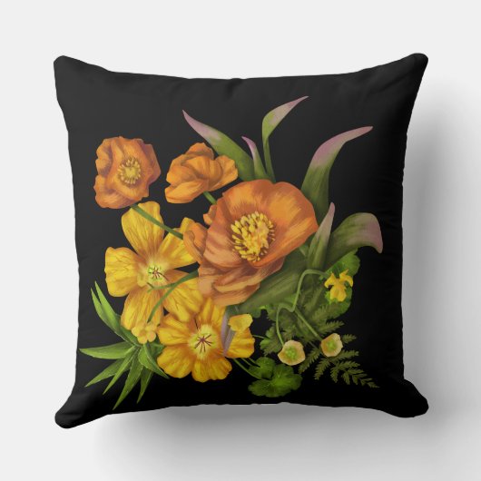 花飾り クッション (裏面)