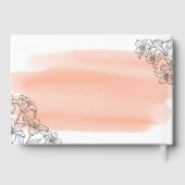 花飾り ゲストブック (裏面)