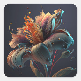 花飾り スクエアシール