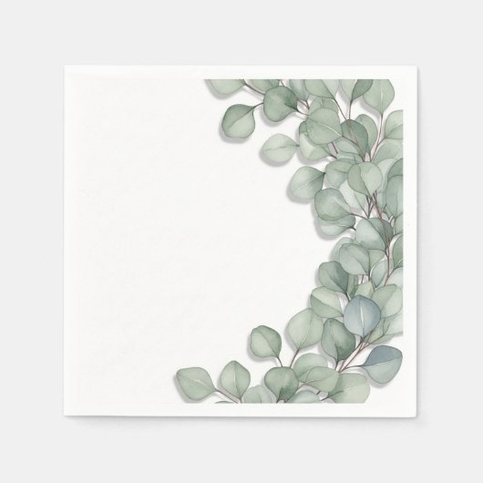 花飾り スタンダードカクテルナプキン (正面)