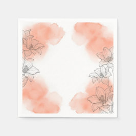 花飾り スタンダードカクテルナプキン