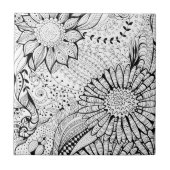 花飾り タイル (正面)