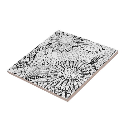 花飾り タイル (側面)