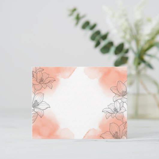 花飾り ポストカード (スタンド正面)