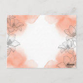 花飾り ポストカード (裏面)