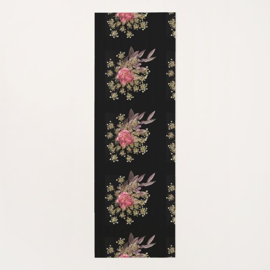 花飾り ヨガマット (裏面)