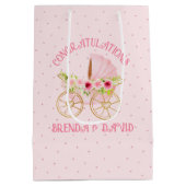 花飾ベビークリブ中抱き枕 ミディアムペーパーバッグ (裏面)