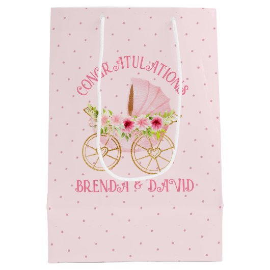 花飾ベビークリブ中抱き枕 ミディアムペーパーバッグ (裏面)