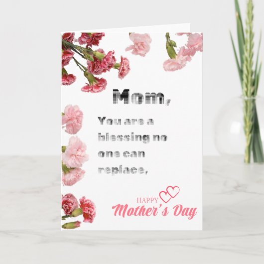 花飾母はホリ賛美デーカード カード (正面)