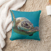 花馬湾オアフウミガメ クッション (ブランケット)