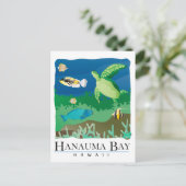 花馬湾オアフハワイ ポストカード (スタンド正面)