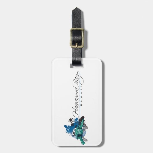 花馬湾ハワイ ラゲッジタグ (正面縦)