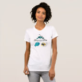 花馬湾ハワイ Tシャツ (正面フル)
