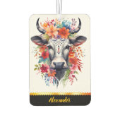 花魅力的付き牛用空気清浄剤 カーエアーフレッシュナー (裏面)