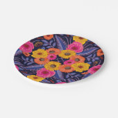 花鮮やかとシダ ペーパープレート (アングル)