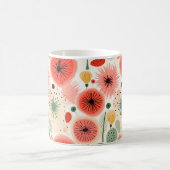 花鮮やかをフルカラーで咲かせる モーフィングマグカップ (中央)