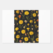 花鮮やかプリント包装紙 ラッピングペーパーシート (正面2)