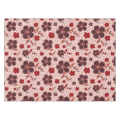 花鮮やか付き花カラフル柄 テーブルクロス (正面(横))