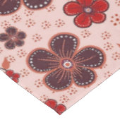 花鮮やか付き花カラフル柄 テーブルクロス (アングル)