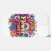 花鮮やか力デザインと開花カラフル Case-Mate iPhoneケース (裏面 (横))