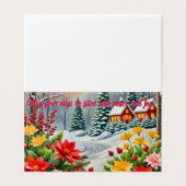 花鮮やか園クリスマスカード (外部フラット)