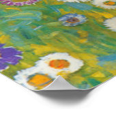 花鮮やか園 – グスタフクリムトポスター ポスター (角)