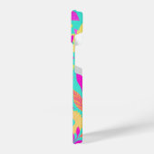 花鮮やか柄の電話ケース iPhoneケース (左側面)