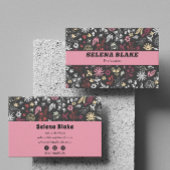 花鮮やか柄 | エレガント&モダン 名刺