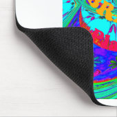 花鮮やか柄：ブラジルの献上品食べ愛 マウスパッド (コーナー)