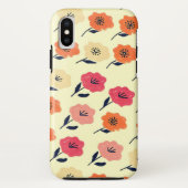 花鮮やか柄 Case-Mate iPhoneケース (裏面)